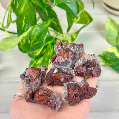 Rustic Pomegranate Amethyst 22 2 - Kenna's Crystals from TikTok