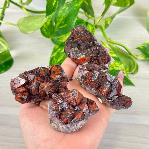 Rustic Pomegranate Amethyst 66 6 - Kenna's Crystals from TikTok