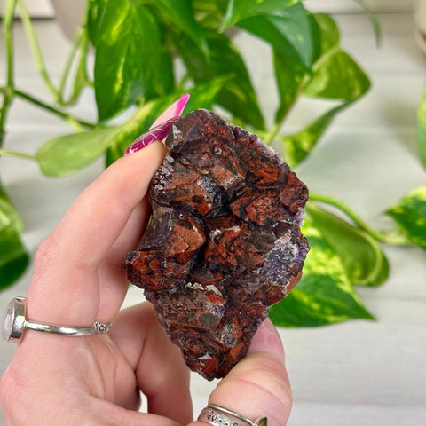 Rustic Pomegranate Amethyst 99 9 - Kenna's Crystals from TikTok