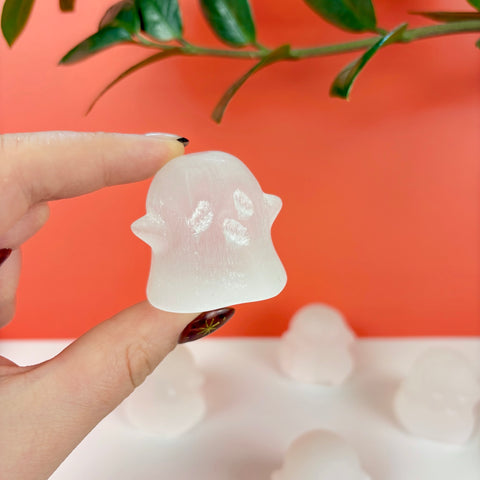 Satin Spar Mini Ghoul - Kenna's Crystals