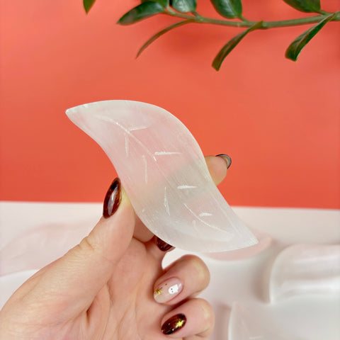 Satin Spar Leaf - Kenna's Crystals