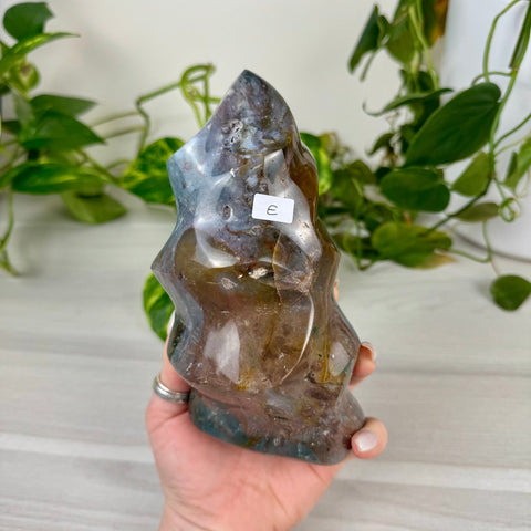 Sea Jasper Flame E 5 - Kenna's Crystals from TikTok