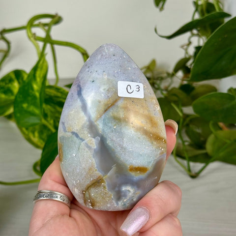 Sea Jasper Free Form C3 55 - Kenna's Crystals from TikTok