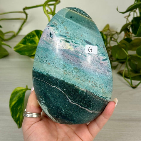 Sea Jasper Free Form G 7 - Kenna's Crystals from TikTok