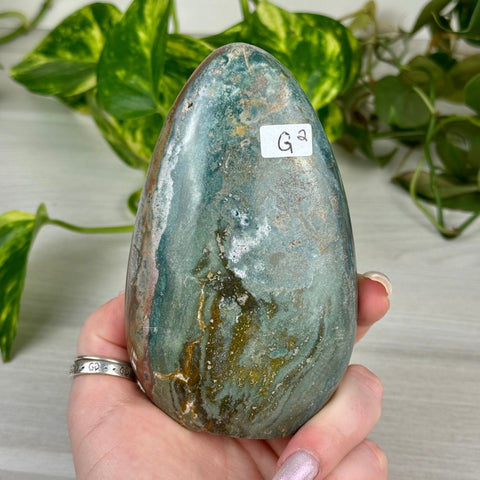 Sea Jasper Free Form G2 33 - Kenna's Crystals from TikTok