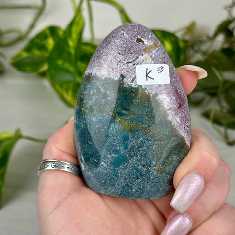 Sea Jasper Free Form K3 63 - Kenna's Crystals from TikTok