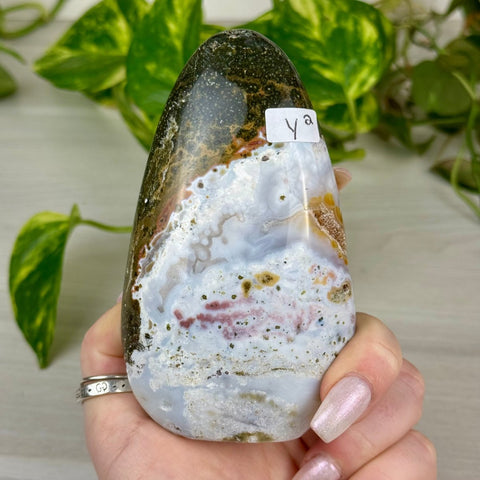Sea Jasper Free Form Y2 51 - Kenna's Crystals from TikTok