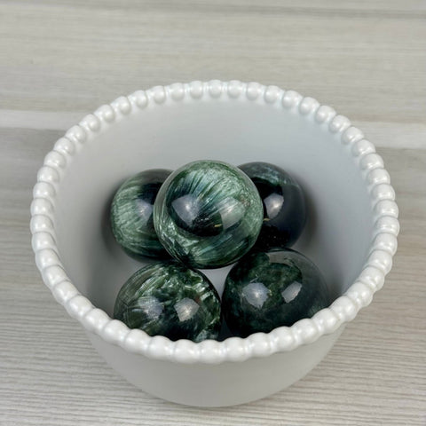 Seraphinite Sphere 188 7 - Kenna's Crystals from TikTok