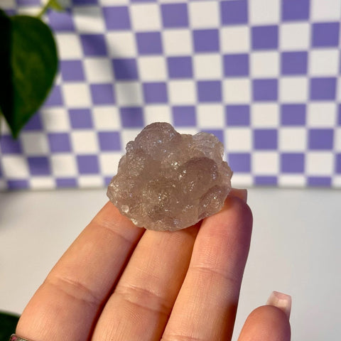 Shimmery Bubble Fluorite 22 16 - Kenna's Crystals from TikTok