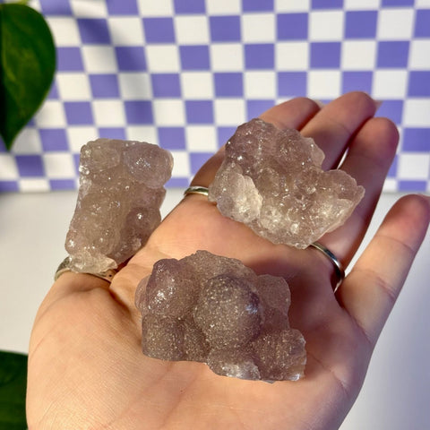 Shimmery Bubble Fluorite 33 15 - Kenna's Crystals from TikTok