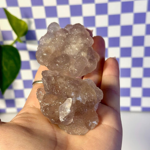Shimmery Bubble Fluorite 44 14 - Kenna's Crystals from TikTok