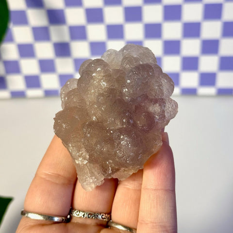 Shimmery Bubble Fluorite 55 13 - Kenna's Crystals from TikTok