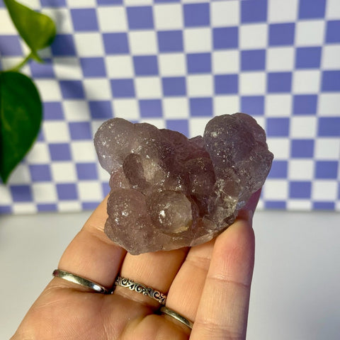 Shimmery Bubble Fluorite 66 12 - Kenna's Crystals from TikTok