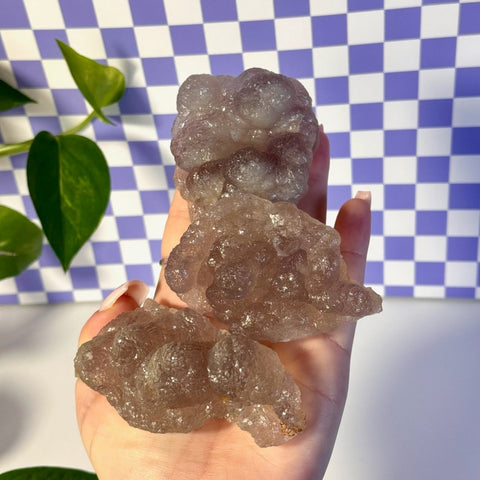Shimmery Bubble Fluorite 77 11 - Kenna's Crystals from TikTok