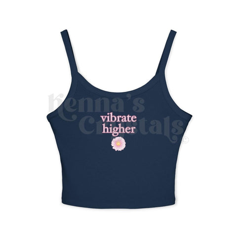 Silky Tank Aligned AF Tank Top Solid Navy Blend XS 9 - Kenna's Crystals from TikTok