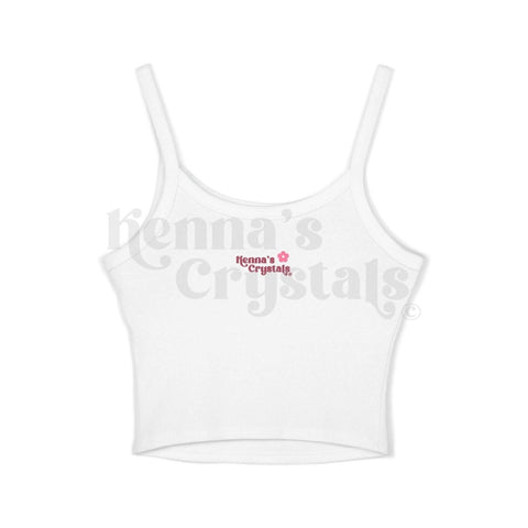 Silky Tank Bloom Tank Top Solid Red Blend M 8 - Kenna's Crystals from TikTok