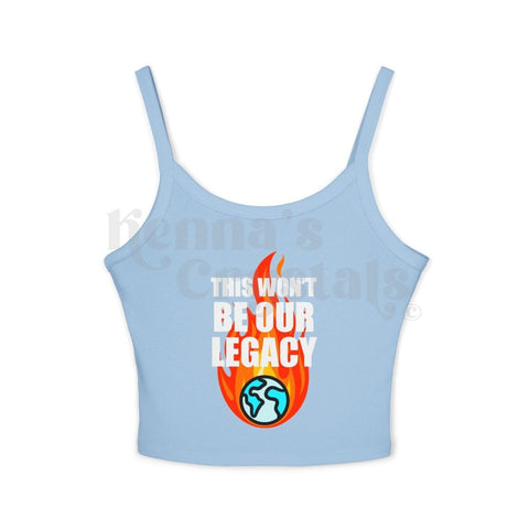 Silky Tank Rebellion Tank Top Solid Baby Blue Blend XS 4 - Kenna's Crystals from TikTok