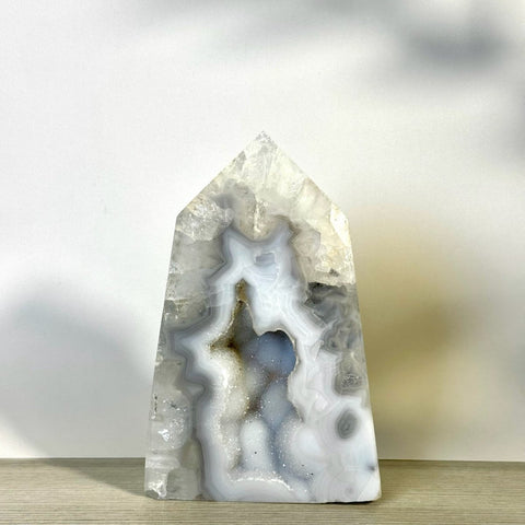 Slim Druzy Agate Tower 111 5 - Kenna's Crystals from TikTok
