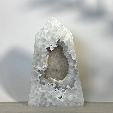 Slim Druzy Agate Tower 133 7 - Kenna's Crystals from TikTok
