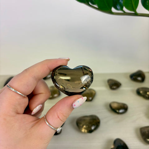 Smoky Quartz Heart