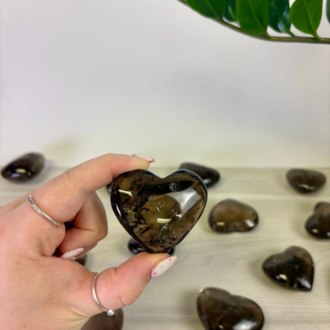 Smoky Quartz Heart
