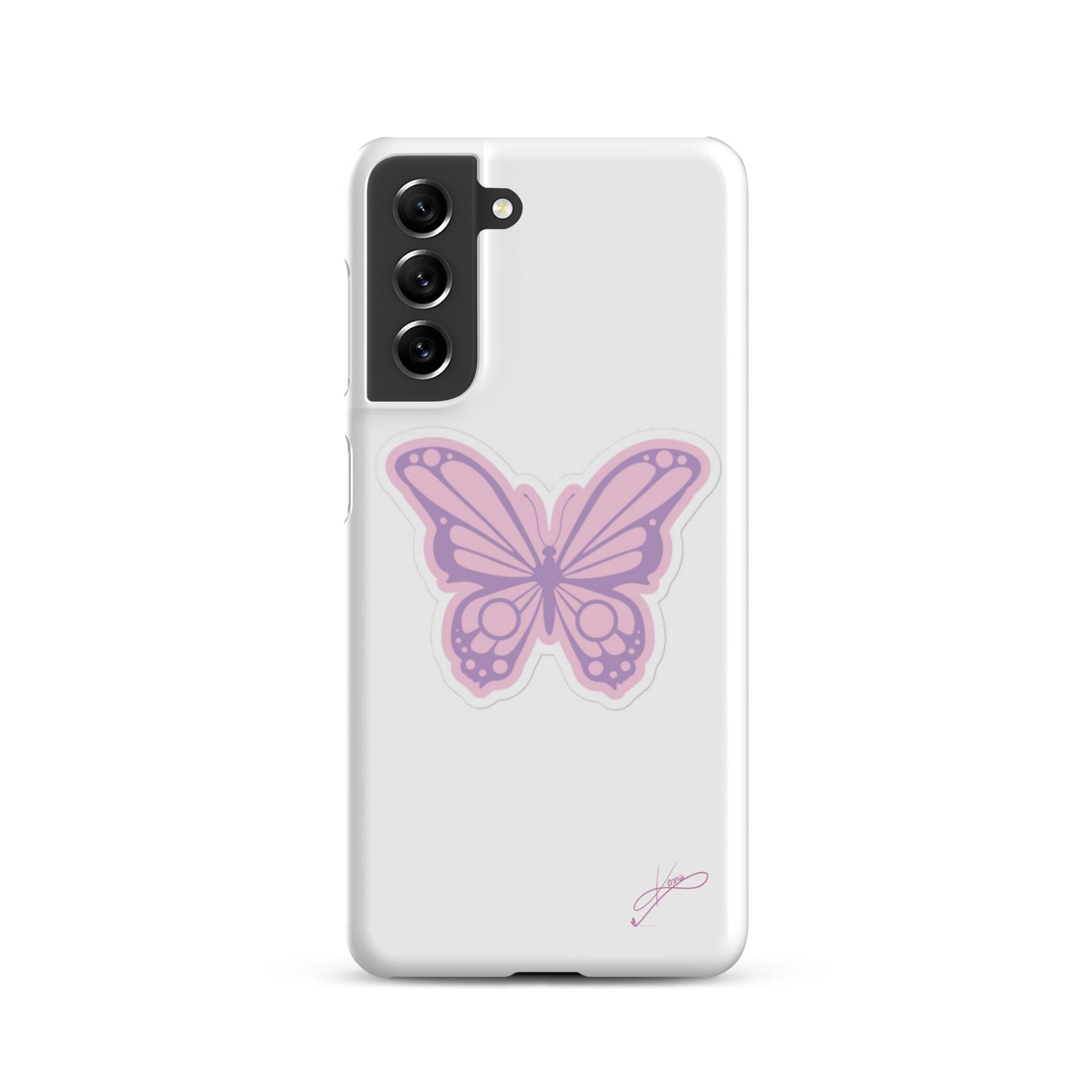 Butterfly Signature Snap Case for Samsung®