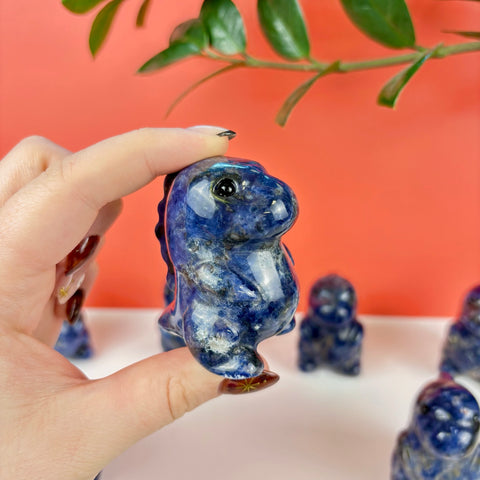 Sodalite Chubby Dino - Kenna's Crystals