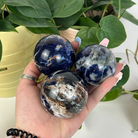 Sodalite Sphere 22 1 - Kenna's Crystals from TikTok