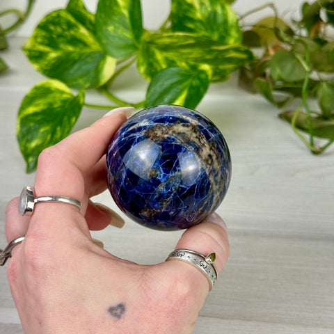 Sodalite Sphere 33 6 - Kenna's Crystals from TikTok