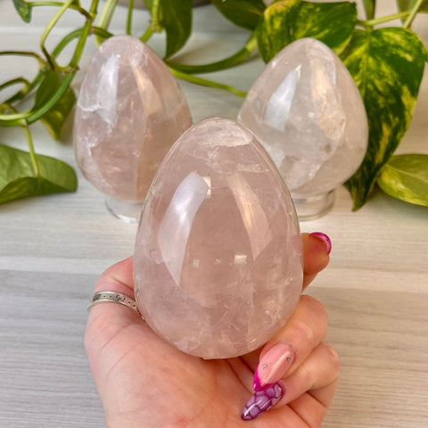 Star Rose Quartz Egg 66 6 - Kenna's Crystals from TikTok