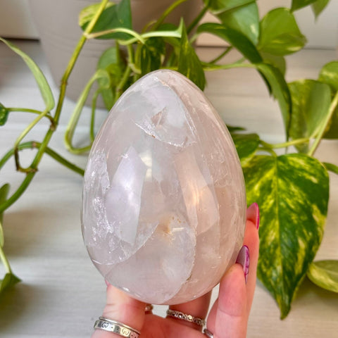 Star Rose Quartz Egg 99 8 - Kenna's Crystals from TikTok
