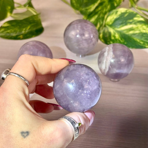 Starry Night Fluorite Sphere 33 3 - Kenna's Crystals from TikTok