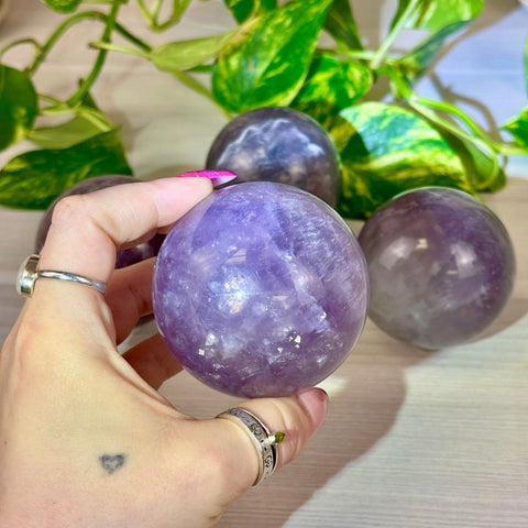 Starry Night Fluorite Sphere 77 6 - Kenna's Crystals from TikTok