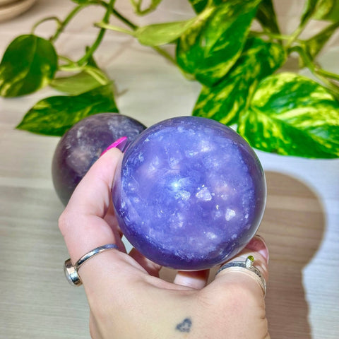 Starry Night Fluorite Sphere 88 7 - Kenna's Crystals from TikTok