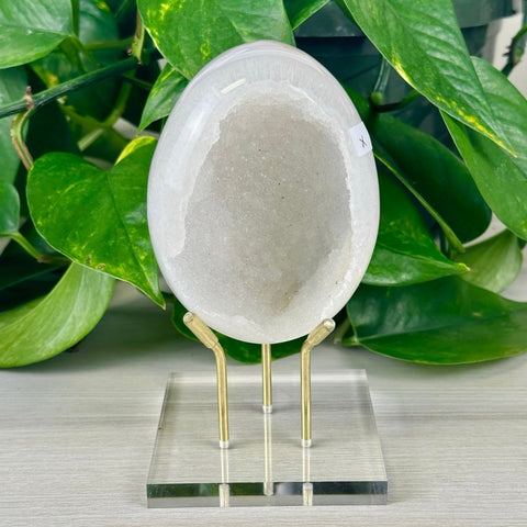 Statement Druzy Agate Egg with Stand X 24 - Kenna's Crystals from TikTok