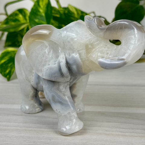 Statement Druzy Agate Elephant - Ellie 2 - Kenna's Crystals from TikTok