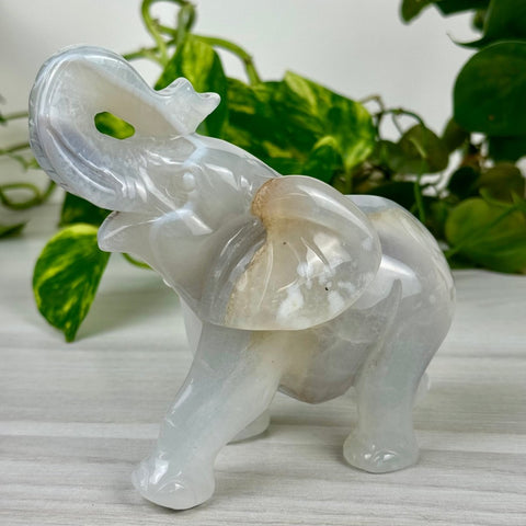 Statement Druzy Agate Elephant - Jasmine 3 - Kenna's Crystals from TikTok
