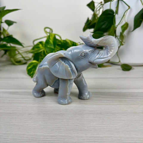 Statement Druzy Agate Elephant - Kendall 7 - Kenna's Crystals from TikTok