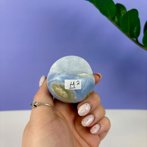 Statement Druzy Blue Lace Agate Sphere