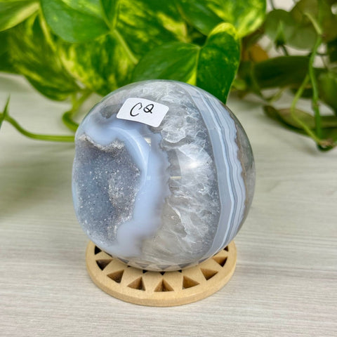 Statement Druzy Sphere C2 29 - Kenna's Crystals from TikTok