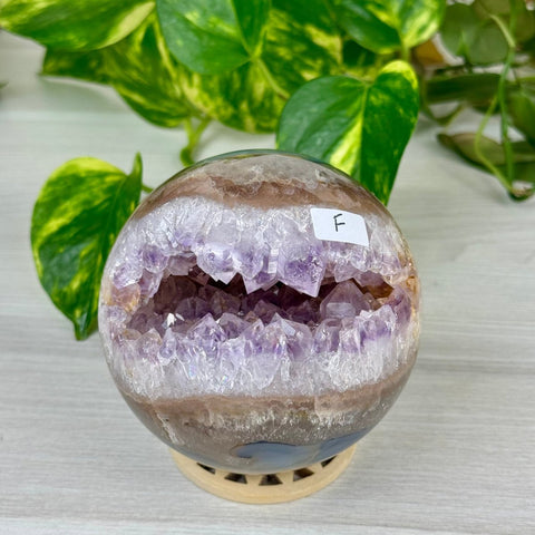 Statement Druzy Sphere F 6 - Kenna's Crystals from TikTok