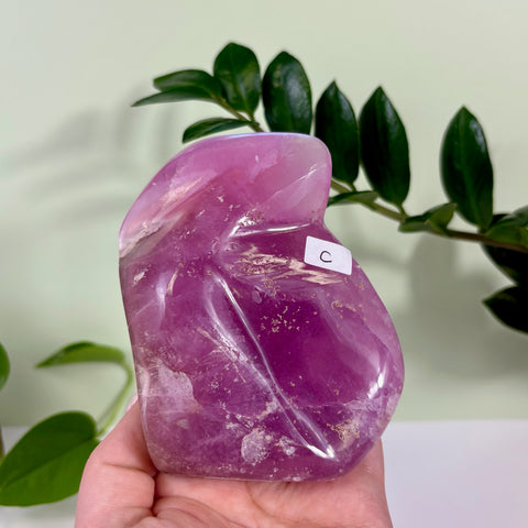 Statement Jelly Pink Aragonite Free Form