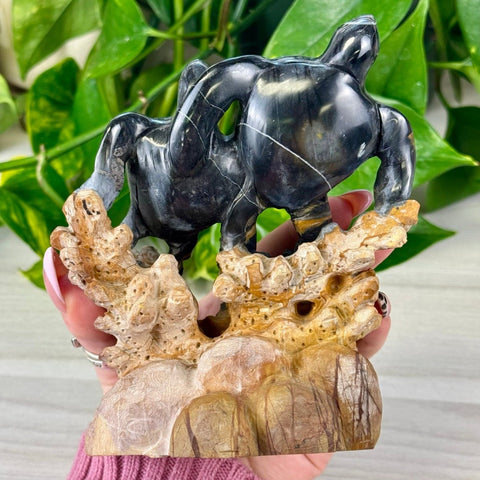 Statement Picasso Turtle Sculpture 2 - Kenna's Crystals from TikTok