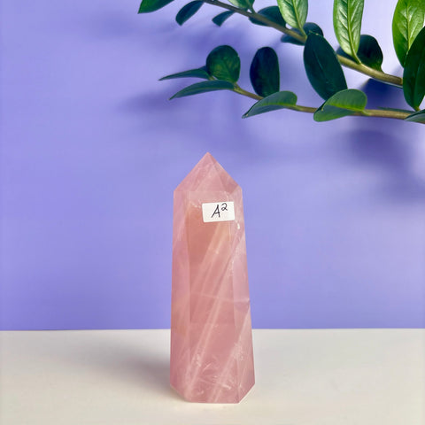 Statement Rose Quartz Tower