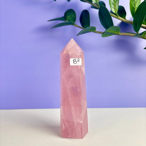 Statement Rose Quartz Tower