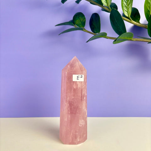 Statement Rose Quartz Tower