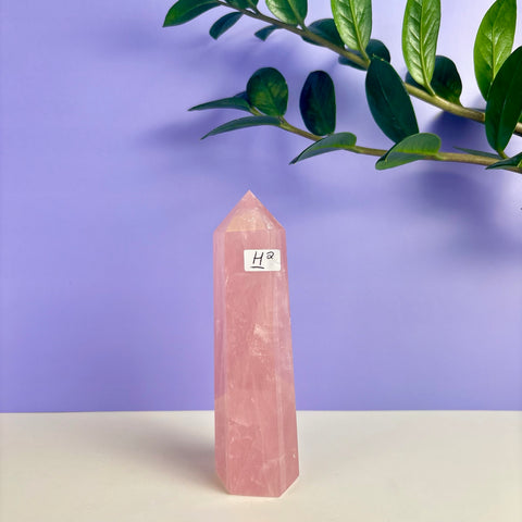 Statement Rose Quartz Tower
