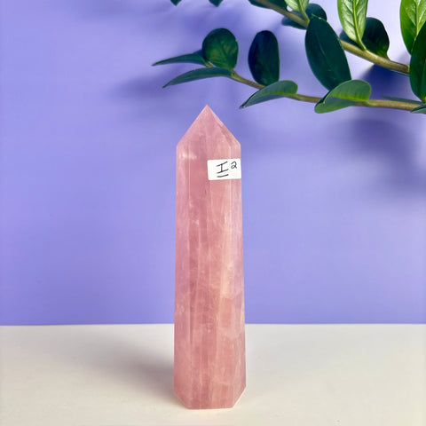 Statement Rose Quartz Tower