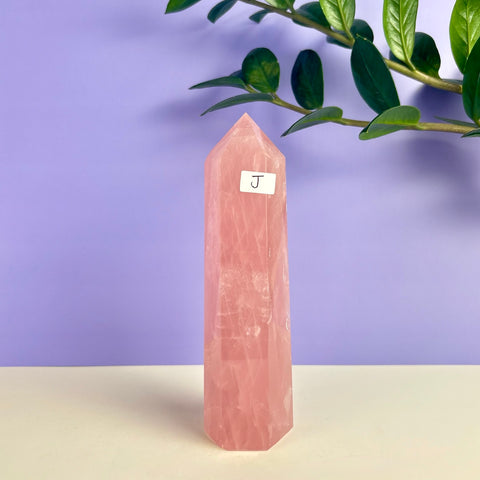 Statement Rose Quartz Tower