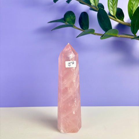 Statement Rose Quartz Tower